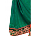 Sizzling Embroidered Velvet Bordered Party Wear Faux Georgette Saree
